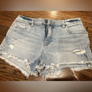 Kut from the Kloth Blue Distressed Jean Shorts